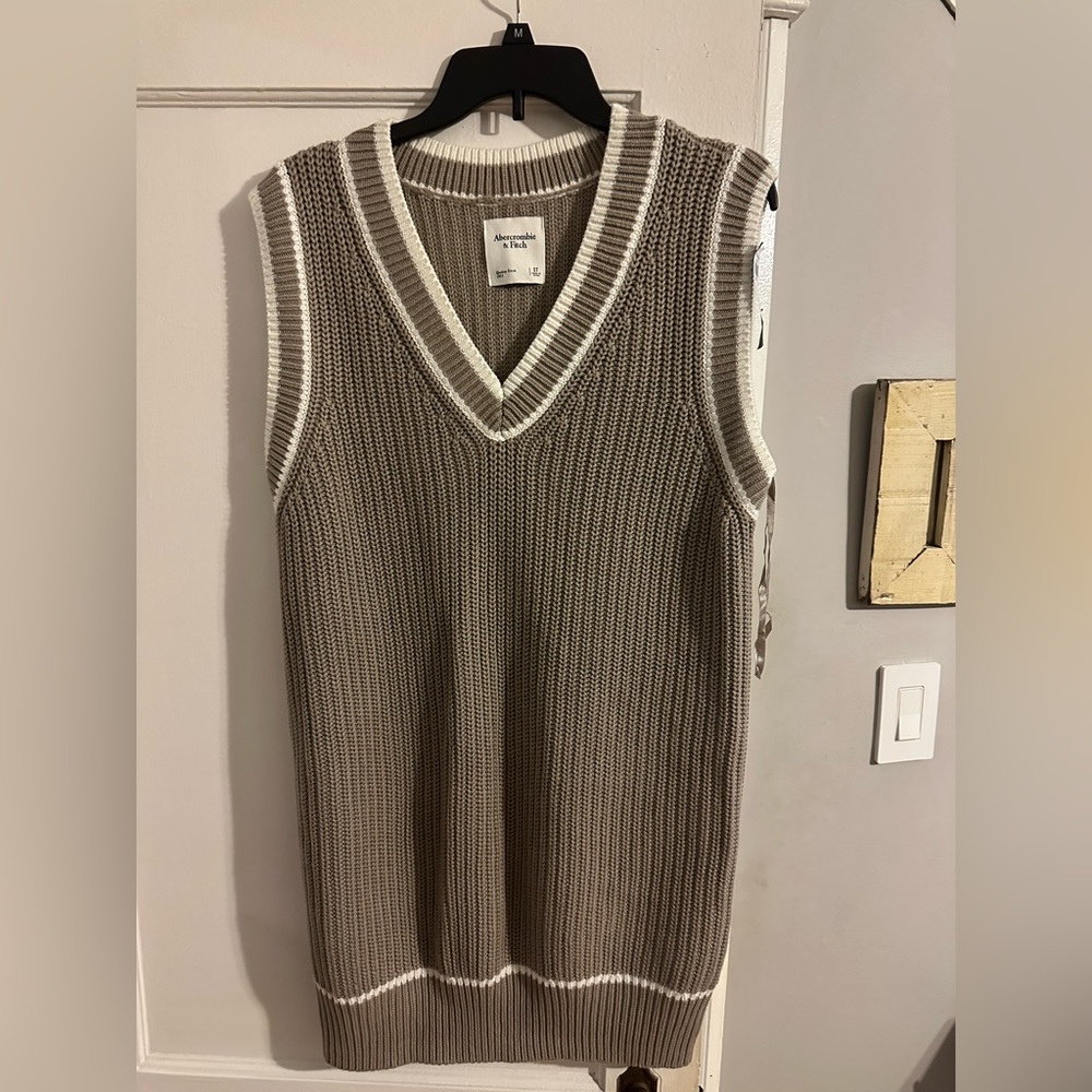Abercrombie Sweater Vest Mini Dress